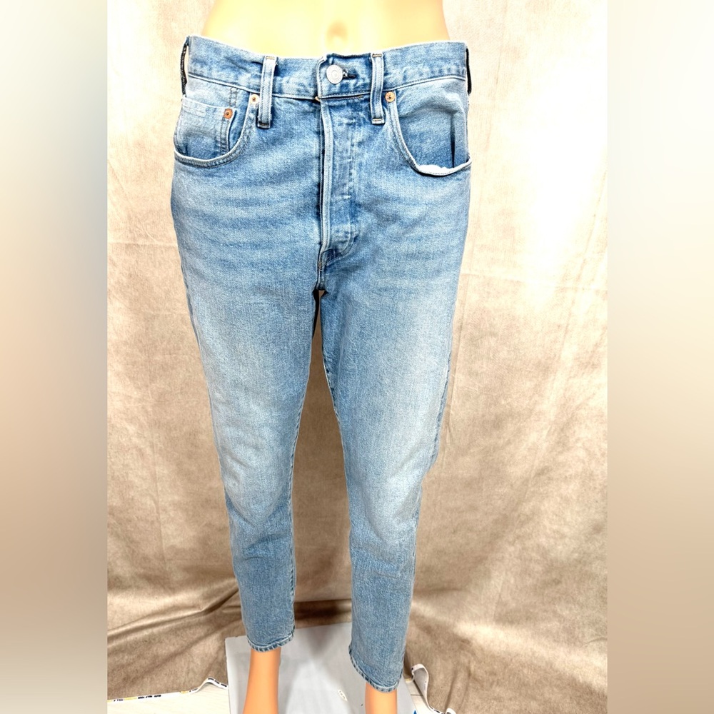 Levi's Blue Slim Jeans with Vintage Faded Look